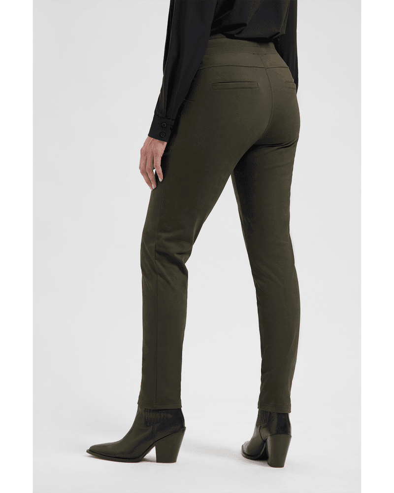 Phoebe Brushed Pants Groen Phoebe Brushed Pants Groen