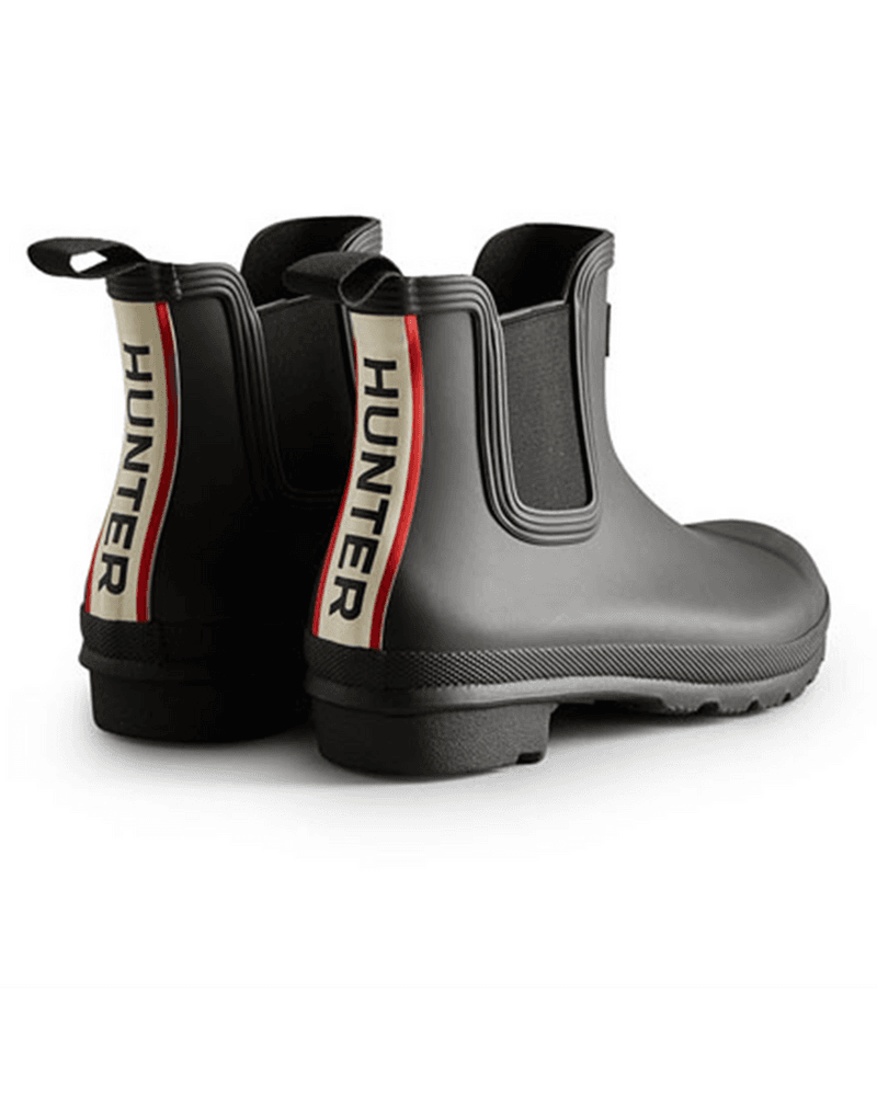 WOMENS ORIGINAL CHELSEA TRI COLOUR LOGO BOOT Zwart 1 WOMENS ORIGINAL CHELSEA TRI COLOUR LOGO BOOT Zwart 1