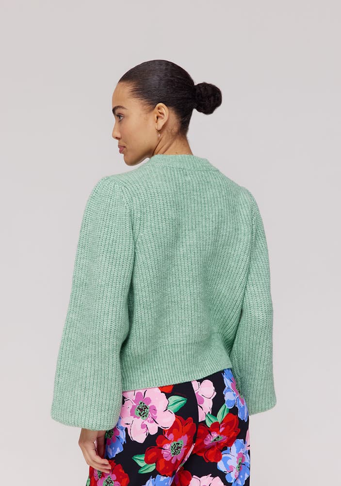 LYSANNE-JU Trui Groen LYSANNE-JU Trui Groen