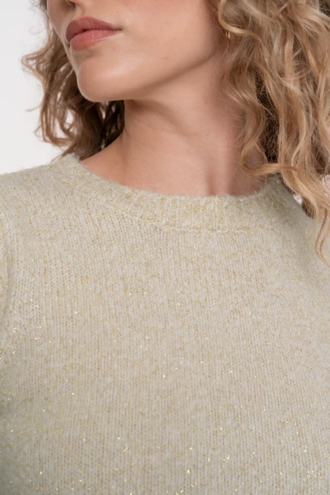 Pullover lurex Off White Pullover lurex Off White