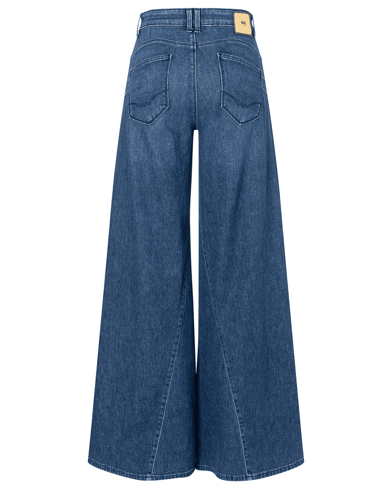 Wide Flared Jeans Blauw Wide Flared Jeans Blauw