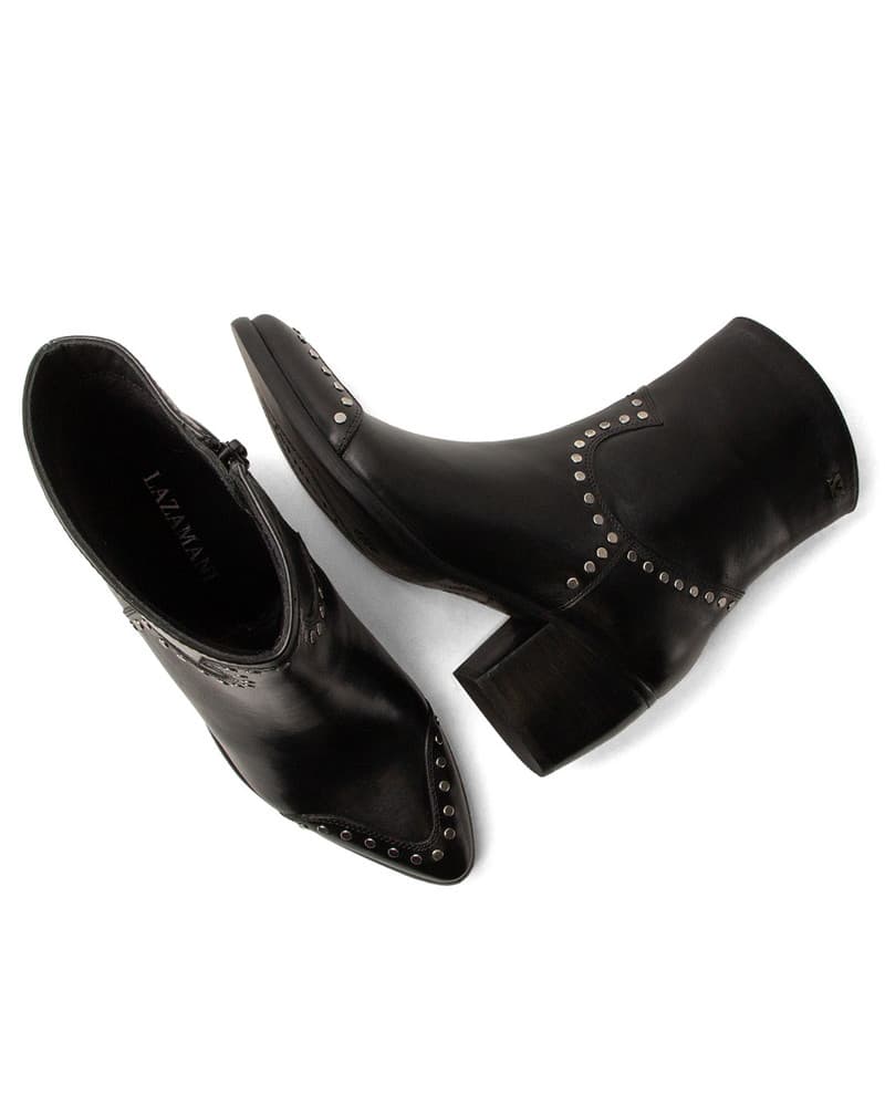 LA85722black / Kylie ankle boots studs Zwart 1 LA85722black / Kylie ankle boots studs Zwart 1