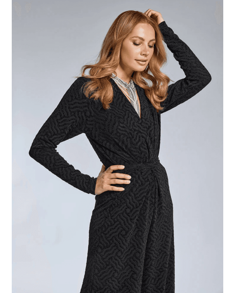 Vasili Lurex Jumpsuit Zwart 1 Vasili Lurex Jumpsuit Zwart 1