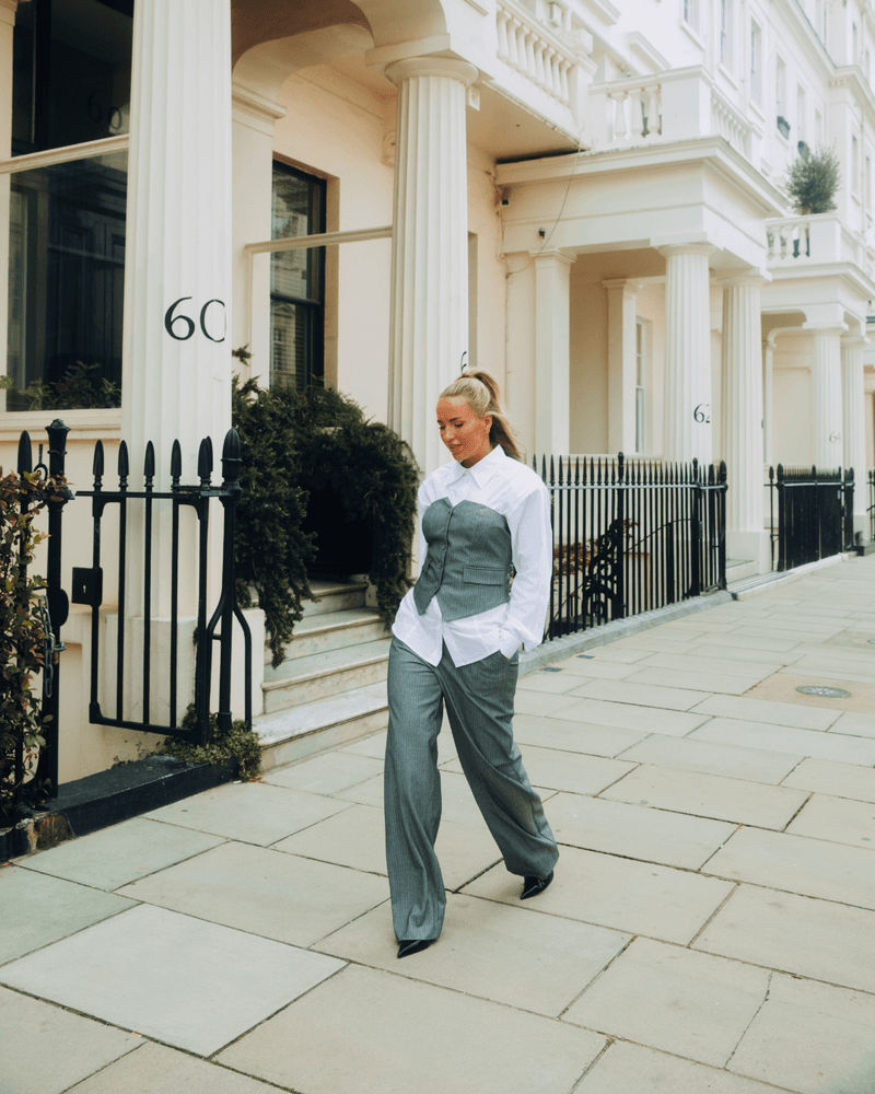 ladies woven hourglass blouse LIVA Wit 1 ladies woven hourglass blouse LIVA Wit 1