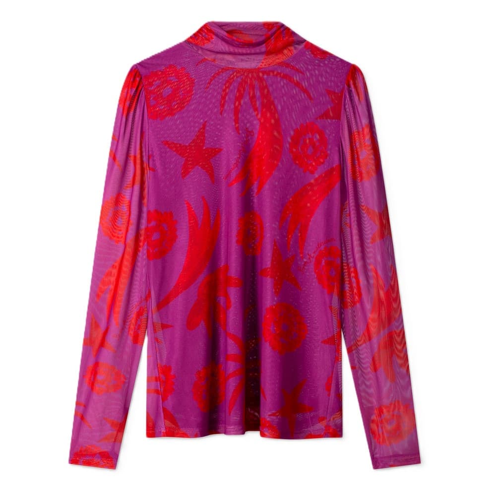 TURTLENECK - Splashing Fireworks Roze TURTLENECK - Splashing Fireworks Roze