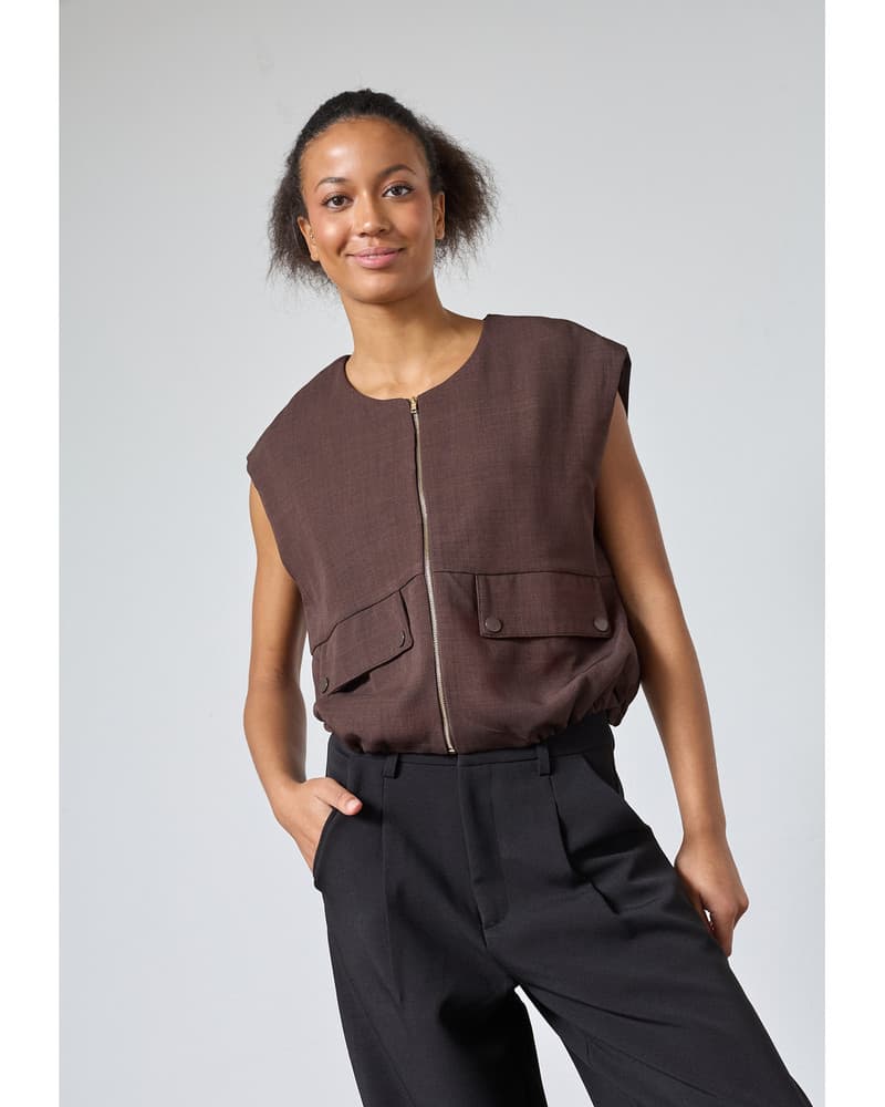 GARWIN-VE3 Vest Bruin 1 GARWIN-VE3 Vest Bruin 1