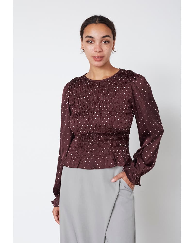 NIX-LS10 Blouse Bordeaux NIX-LS10 Blouse Bordeaux
