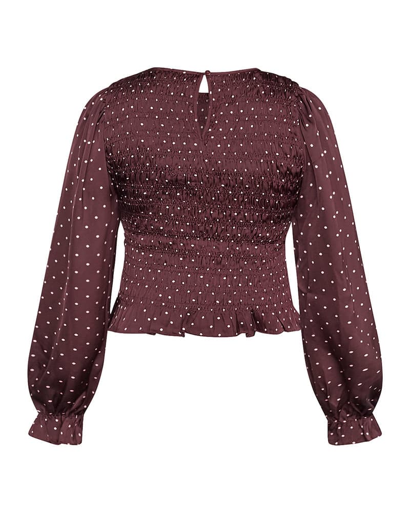 NIX-LS10 Blouse Bordeaux NIX-LS10 Blouse Bordeaux