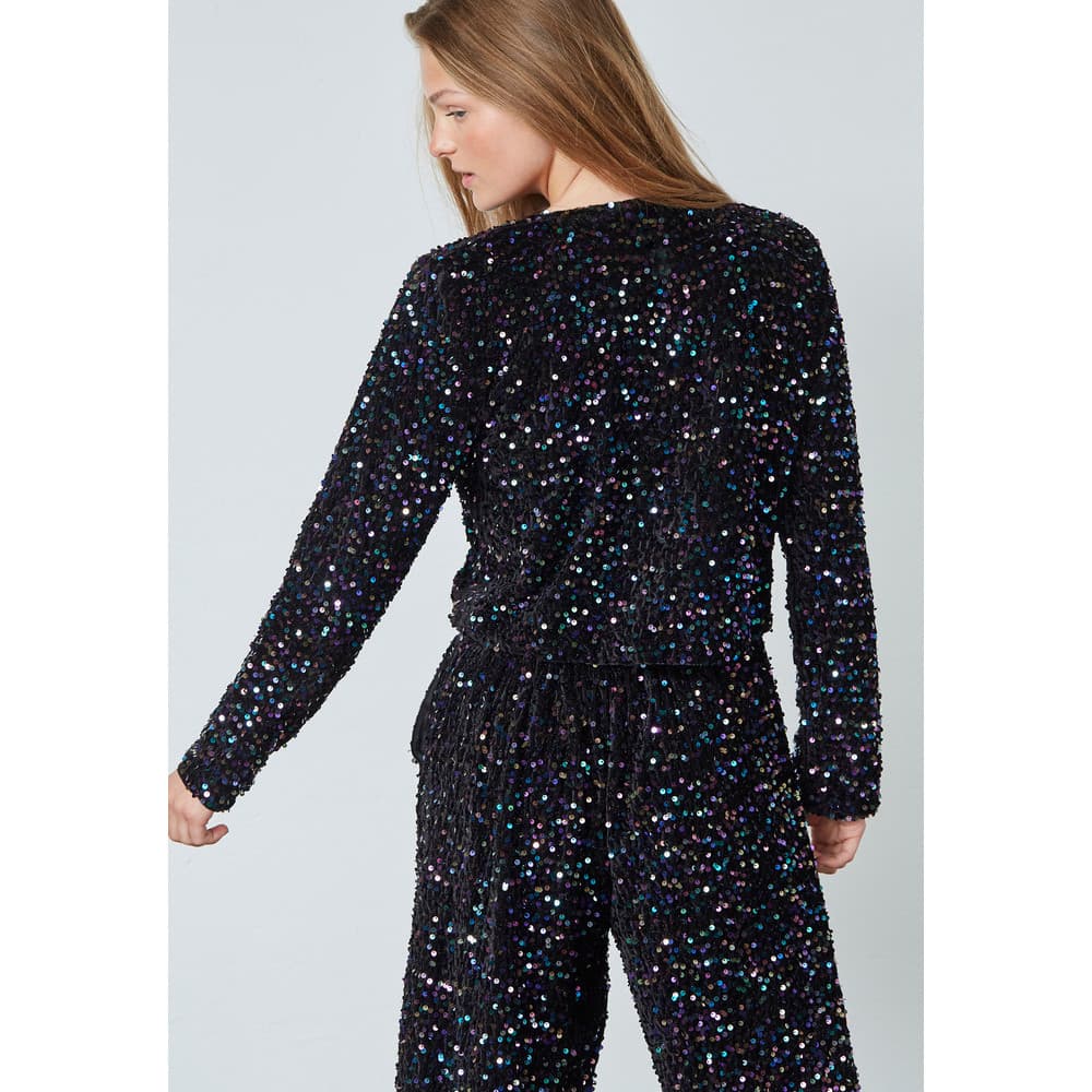 NELL-TOP.LS2 Blouse Zwart 1 NELL-TOP.LS2 Blouse Zwart 1