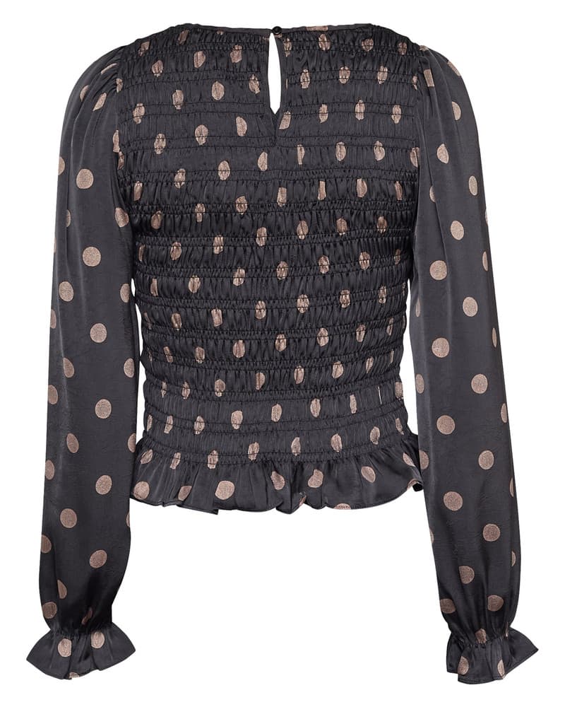 NIX-LS13 Blouse Zwart 1 NIX-LS13 Blouse Zwart 1