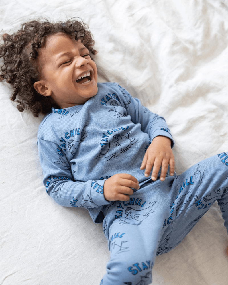 Willy Walrus Premium Sleepwear Blauw Willy Walrus Premium Sleepwear Blauw