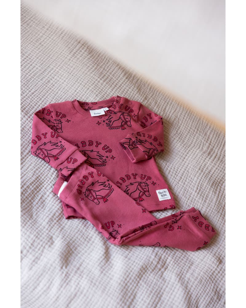 Howdy Holly Premium Sleepwear Roze Howdy Holly Premium Sleepwear Roze