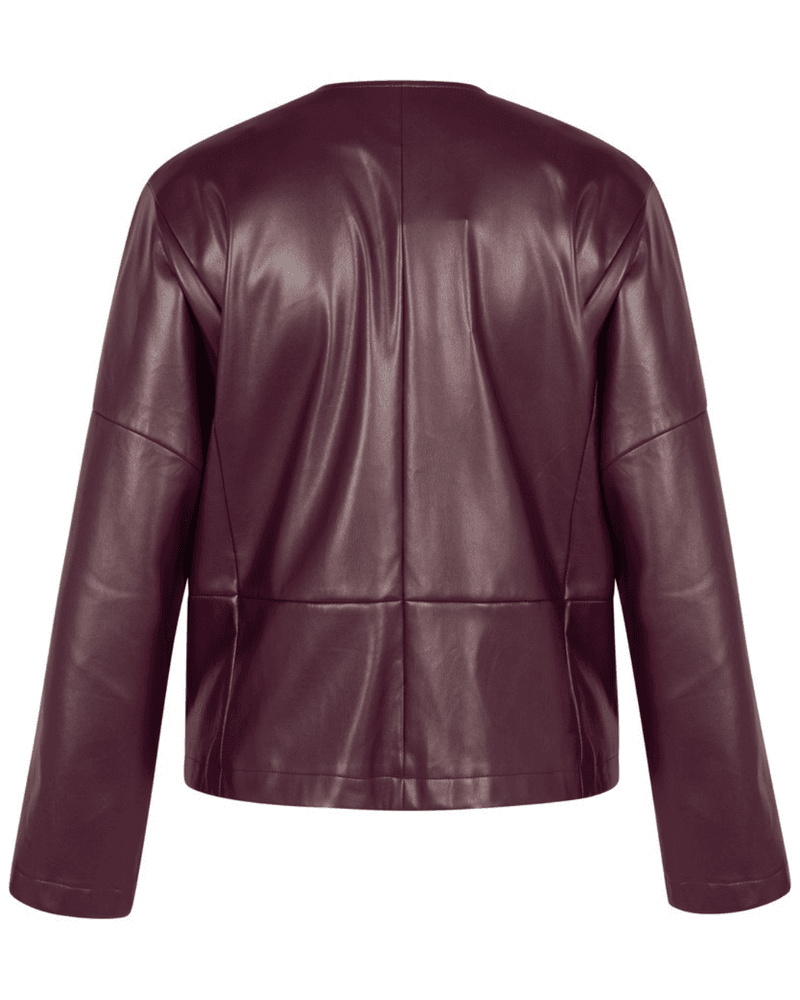 Vero faux leather jacket Bordeaux Vero faux leather jacket Bordeaux