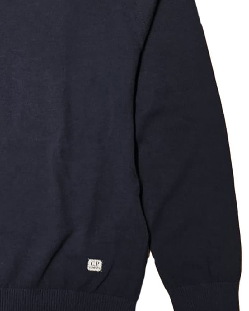 Crewneck Knit Basic Donker Blauw Crewneck Knit Basic Donker Blauw