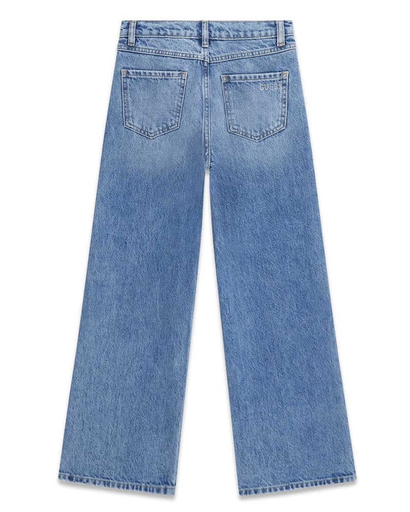 90s Fit Rigid Denim Pants Damage Blauw 90s Fit Rigid Denim Pants Damage Blauw