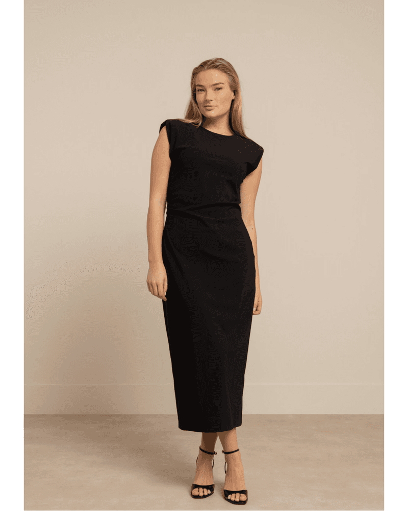 Jewel Dress Midi Zwart 1 Jewel Dress Midi Zwart 1