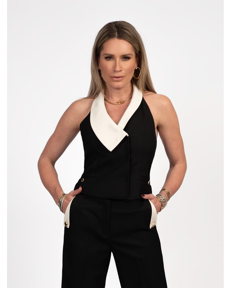 Oulu Waistcoat Zwart 1 Oulu Waistcoat Zwart 1