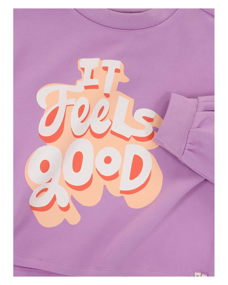 Little sweater feels good Paars Little sweater feels good Paars
