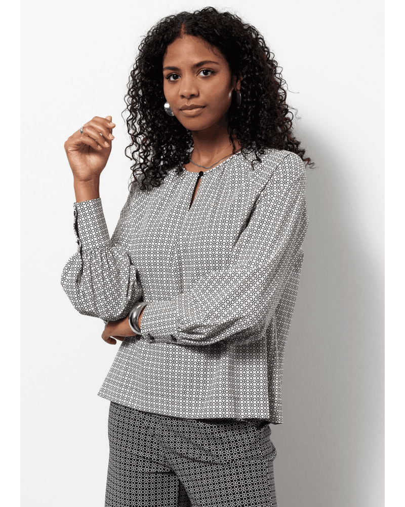 Charleze circle blouse Off White Charleze circle blouse Off White