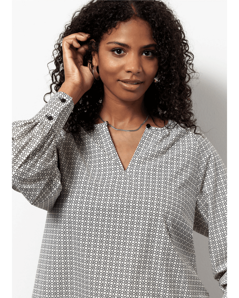 Charleze circle blouse Off White Charleze circle blouse Off White