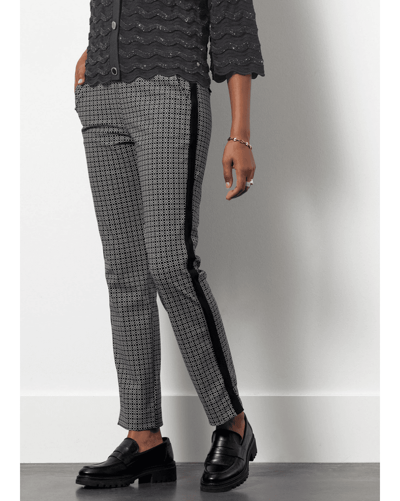 Anne bonded circle trousers Zwart 1 Anne bonded circle trousers Zwart 1