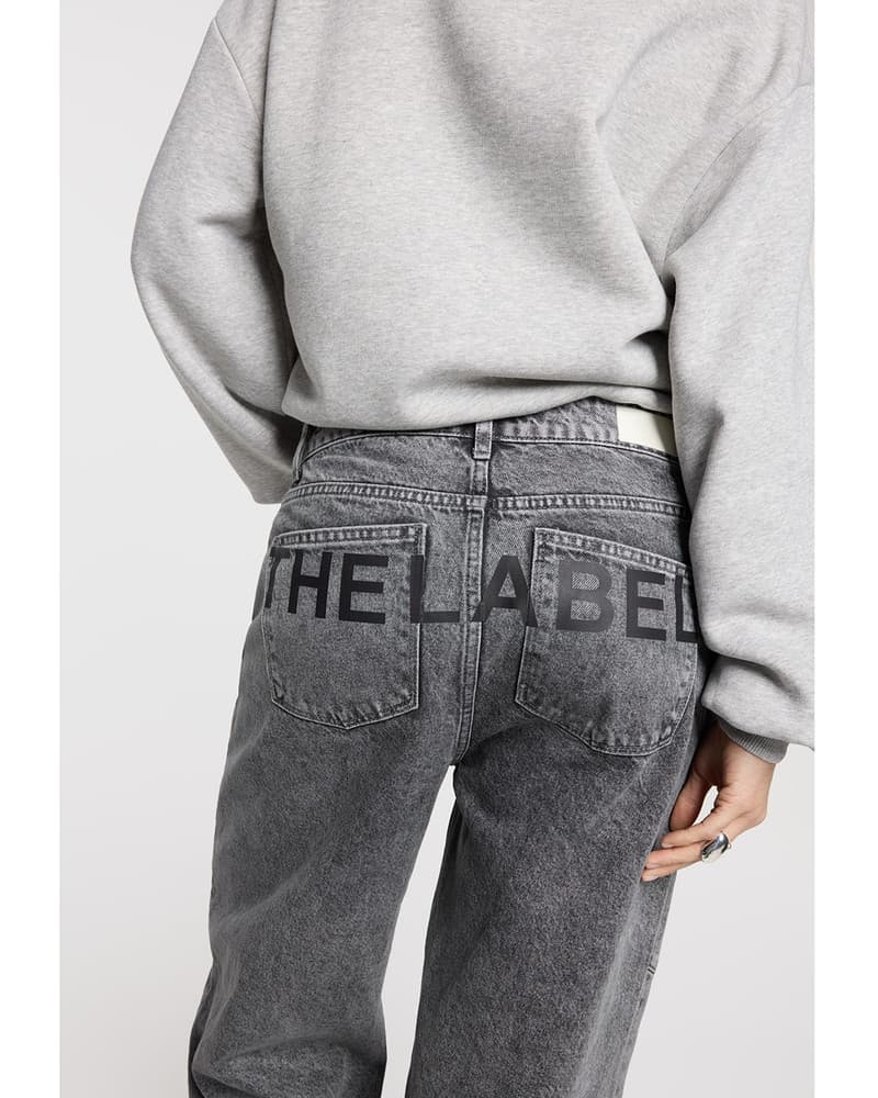 ladies woven cutseam denim pants Grijs ladies woven cutseam denim pants Grijs