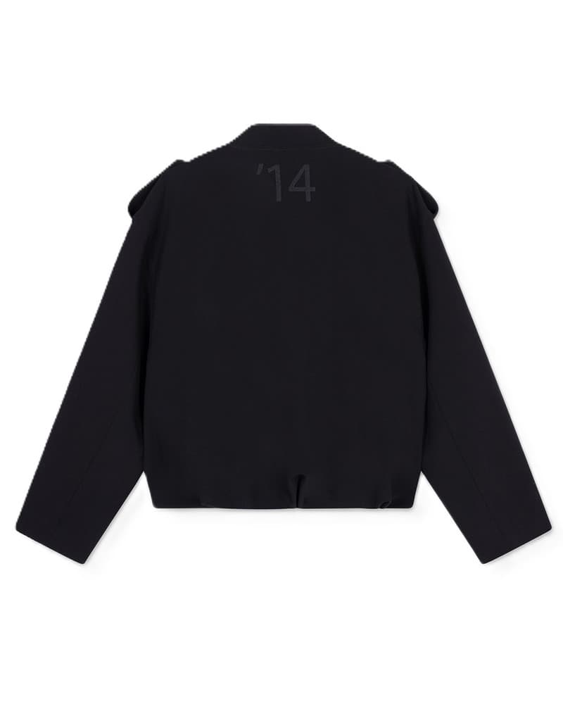 ladies woven balloon jacket Zwart 1 ladies woven balloon jacket Zwart 1