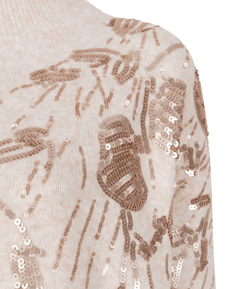 Sweater sequins Beige Sweater sequins Beige