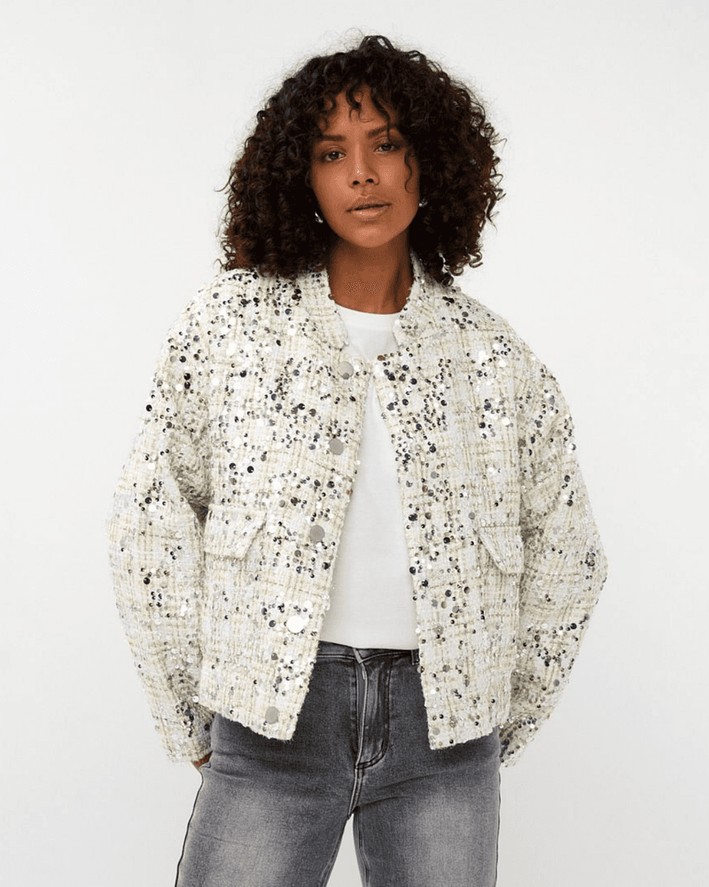 Jacket bomber sequins Off White Jacket bomber sequins Off White