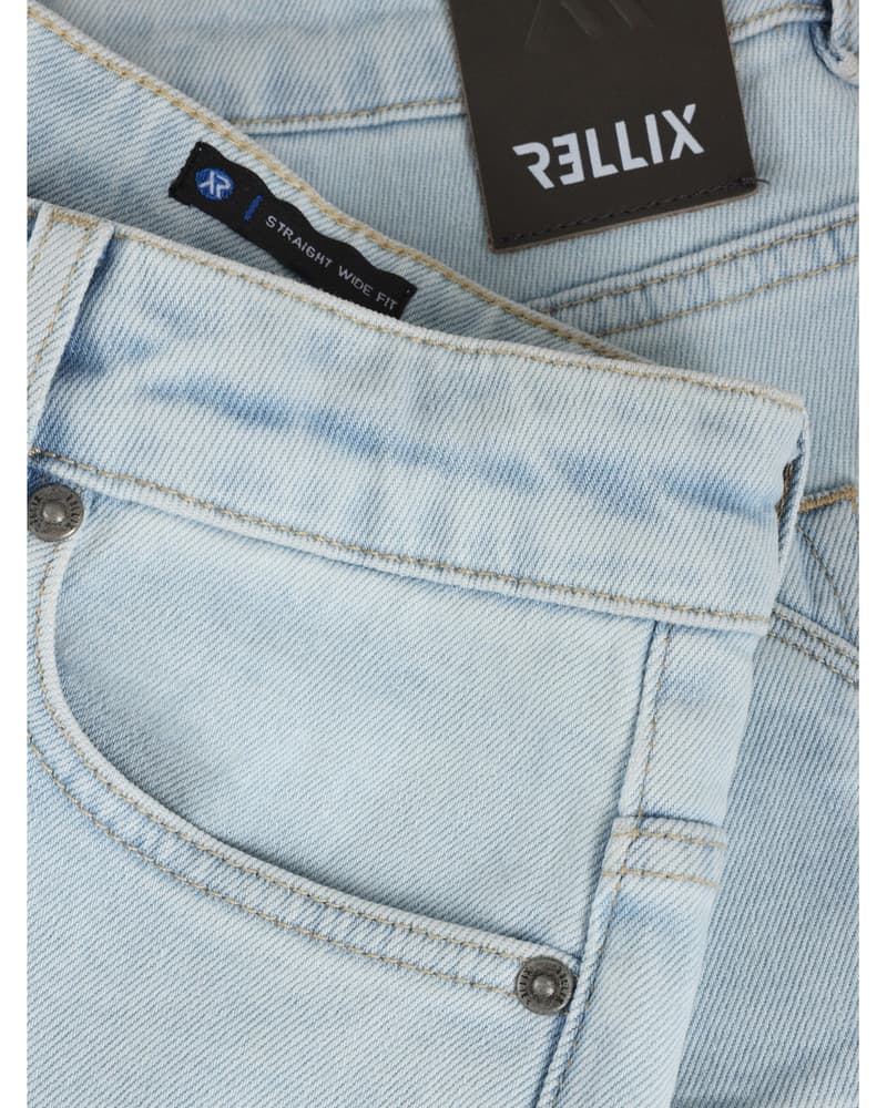 2614 Straight Wide Fit Jeans Licht Blauw 2614 Straight Wide Fit Jeans Licht Blauw