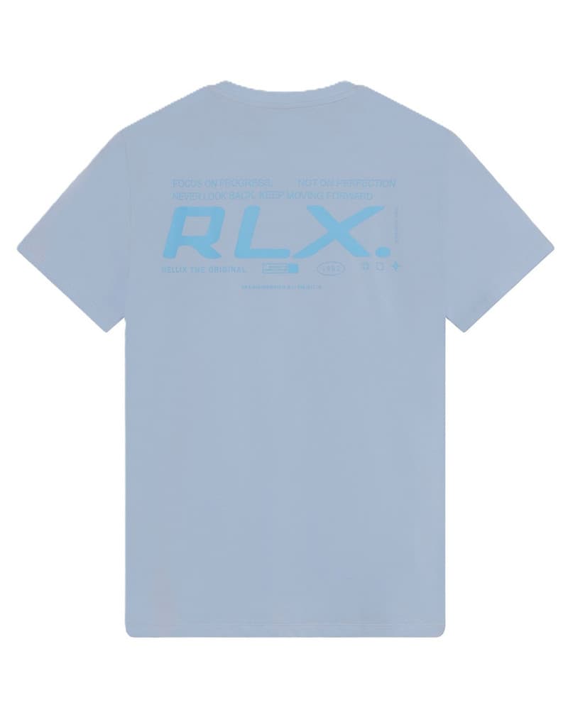 T-Shirt RLX Backprint Focus Licht Blauw T-Shirt RLX Backprint Focus Licht Blauw