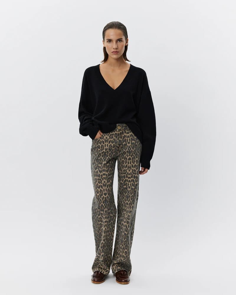 SIENNASW LEOPARD TROUSERS Bruin 1 SIENNASW LEOPARD TROUSERS Bruin 1