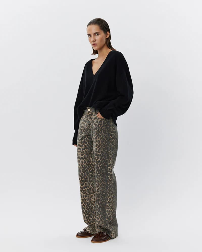 SIENNASW LEOPARD TROUSERS Bruin 1 SIENNASW LEOPARD TROUSERS Bruin 1