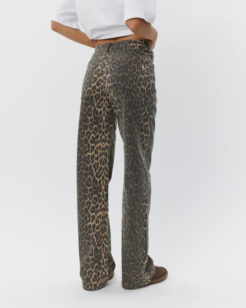 SIENNASW LEOPARD TROUSERS Bruin 1 SIENNASW LEOPARD TROUSERS Bruin 1
