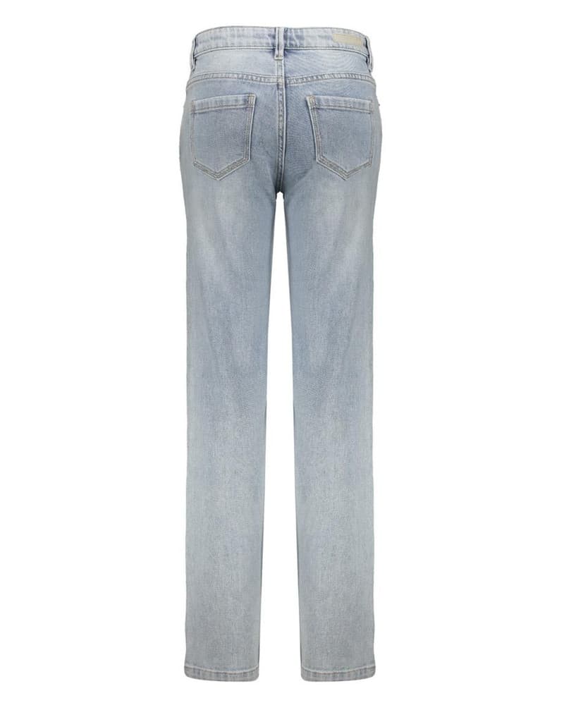 Jeans wide leg + rhinestones Blauw Jeans wide leg + rhinestones Blauw