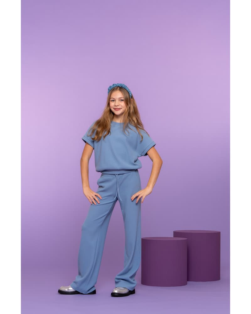 Pants comfy fit Blauw Pants comfy fit Blauw