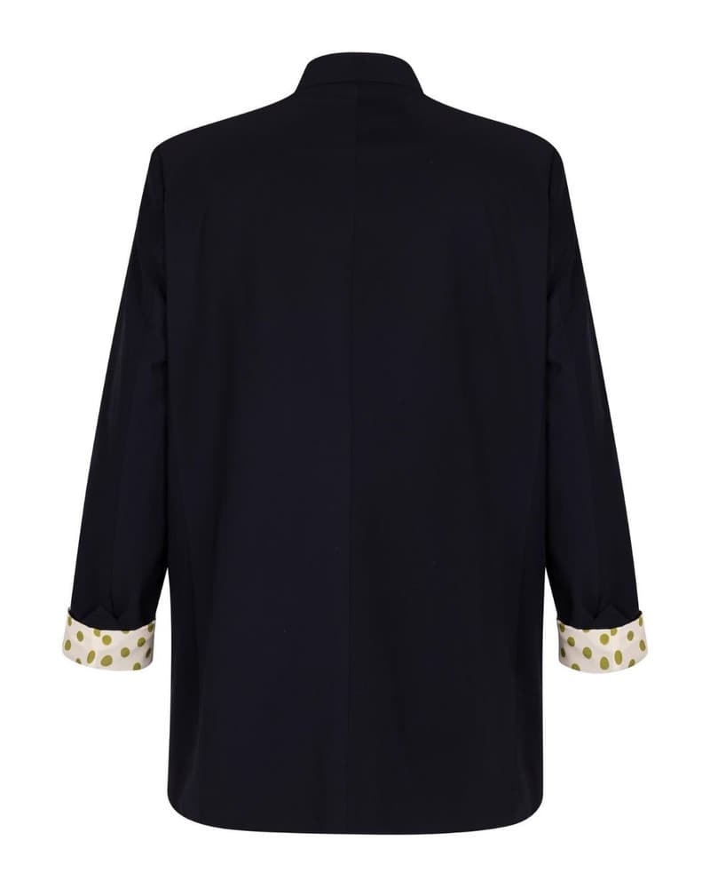 Dokus Blazer Polkadot Donker Blauw Dokus Blazer Polkadot Donker Blauw