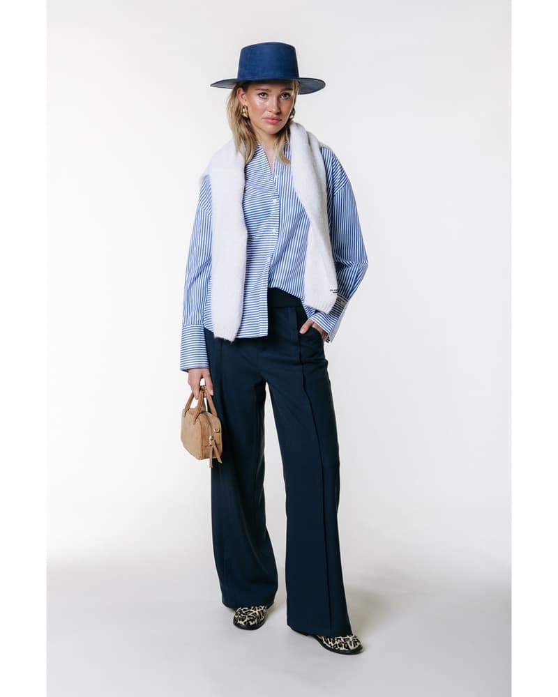 Giala Slouchy Pant Blauw Giala Slouchy Pant Blauw