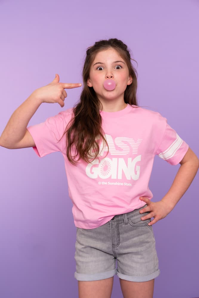 T-shirt easy going Roze T-shirt easy going Roze