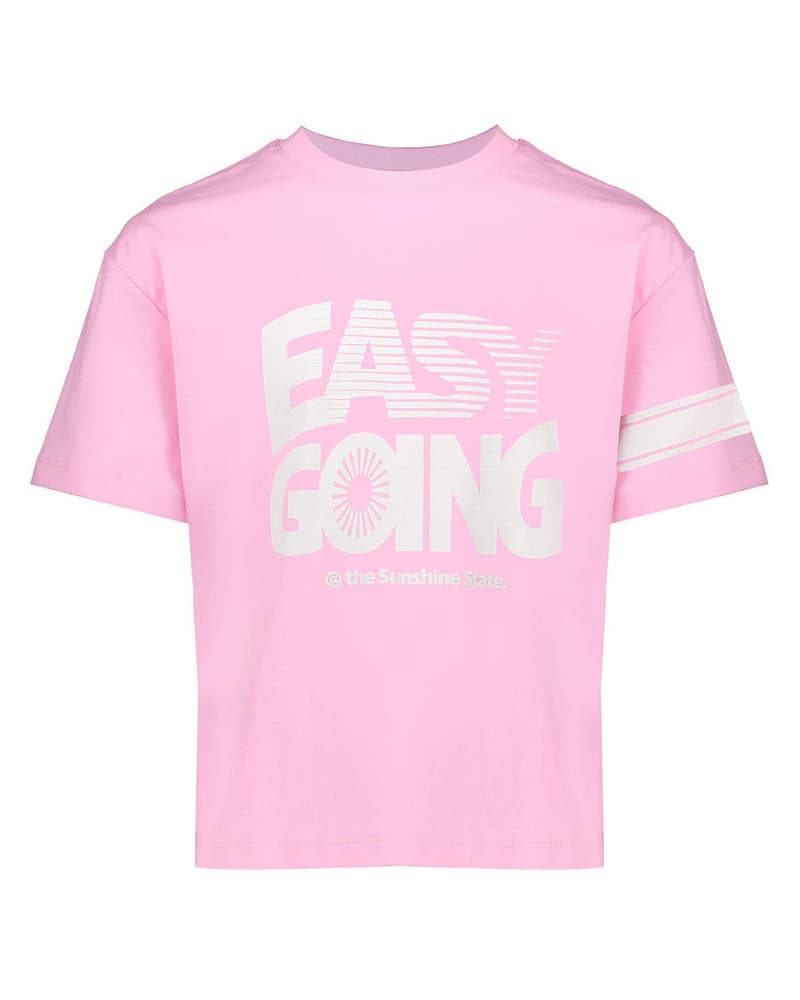 T-shirt easy going Roze T-shirt easy going Roze