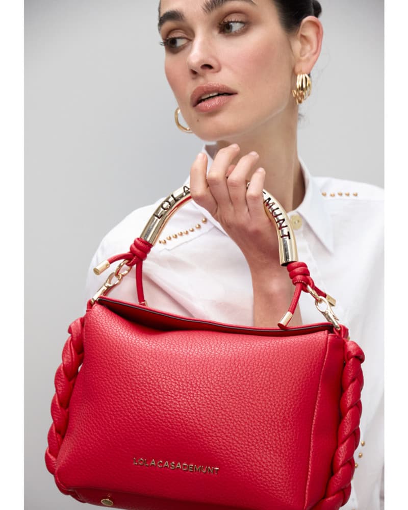 Crossbody Bag Twist Rood Crossbody Bag Twist Rood