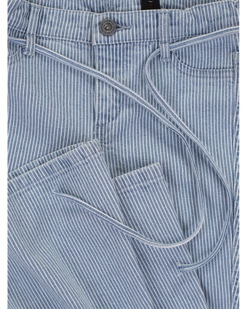 10sixteen Flare jeans Striped Blauw 10sixteen Flare jeans Striped Blauw
