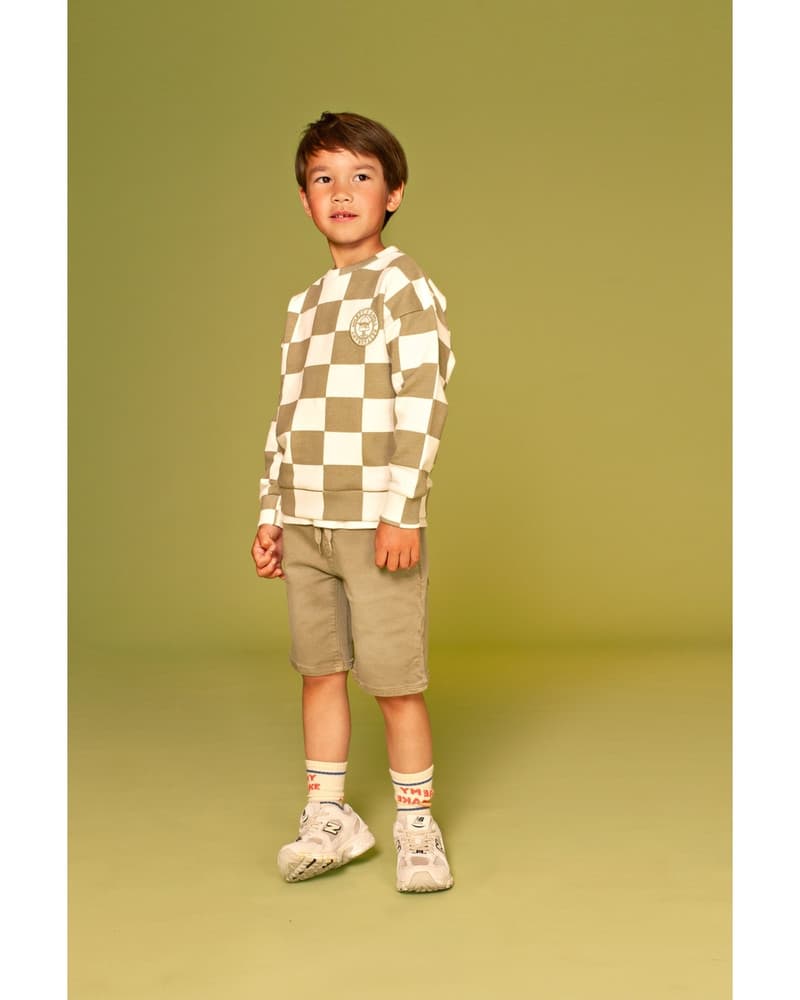 boys sweatshirt blocked sand Zand boys sweatshirt blocked sand Zand