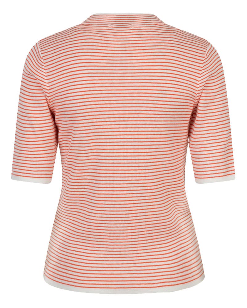 Sweater s/slve striped Rood Sweater s/slve striped Rood