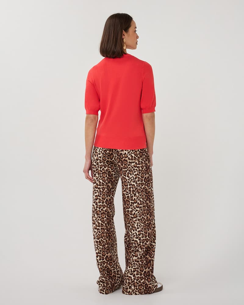 Trousers jeans scarlet leopard Bruin 1 Trousers jeans scarlet leopard Bruin 1