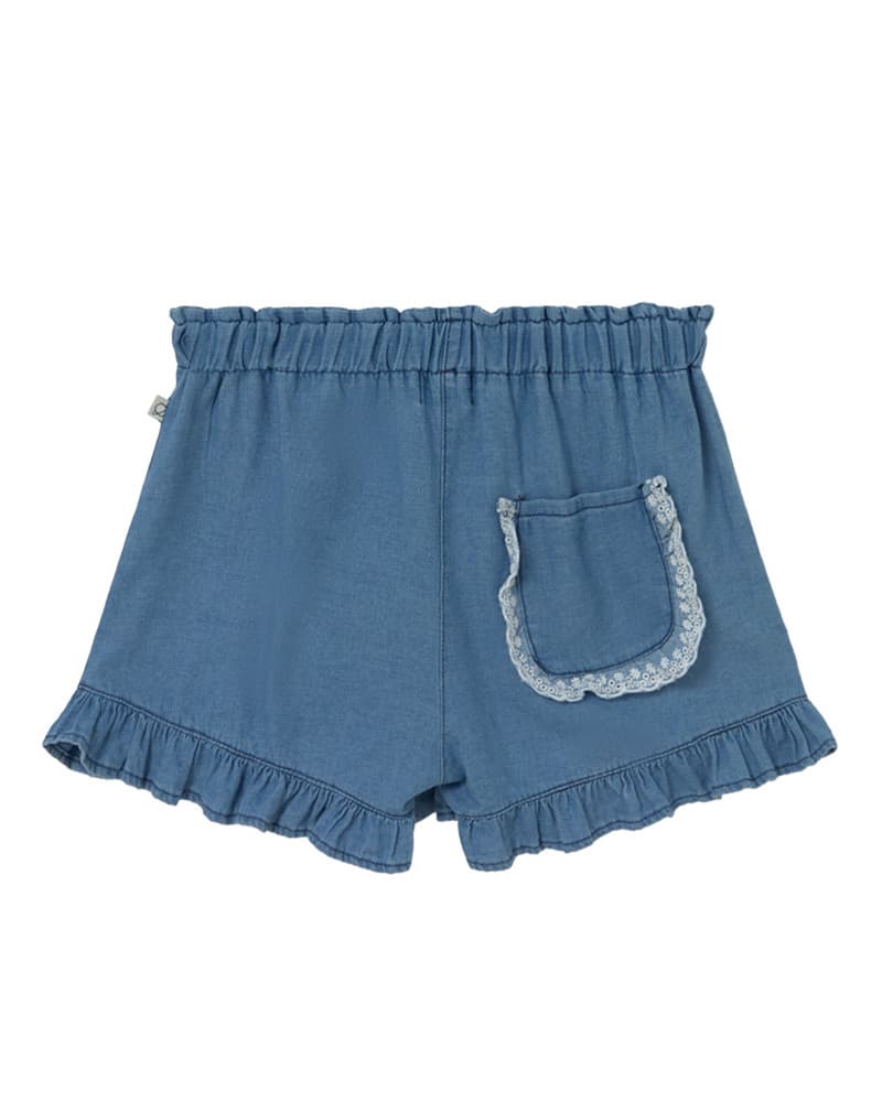 Sienna chambray denim shorts Blauw Sienna chambray denim shorts Blauw