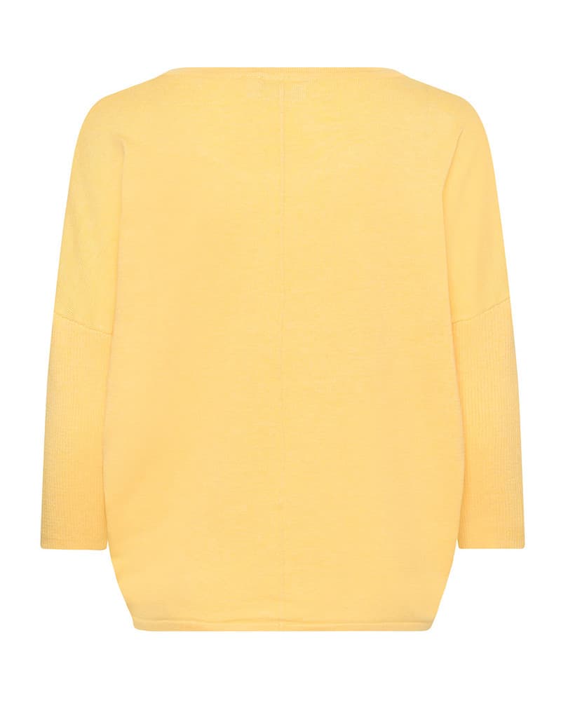 MilaSZ R-Neck Classic Pullover Geel MilaSZ R-Neck Classic Pullover Geel