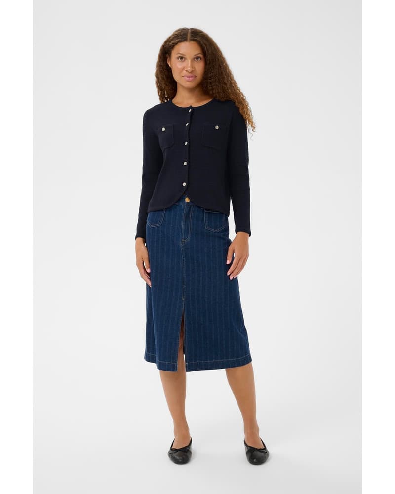 LeciaSZ LS Cardigan Donker Blauw LeciaSZ LS Cardigan Donker Blauw