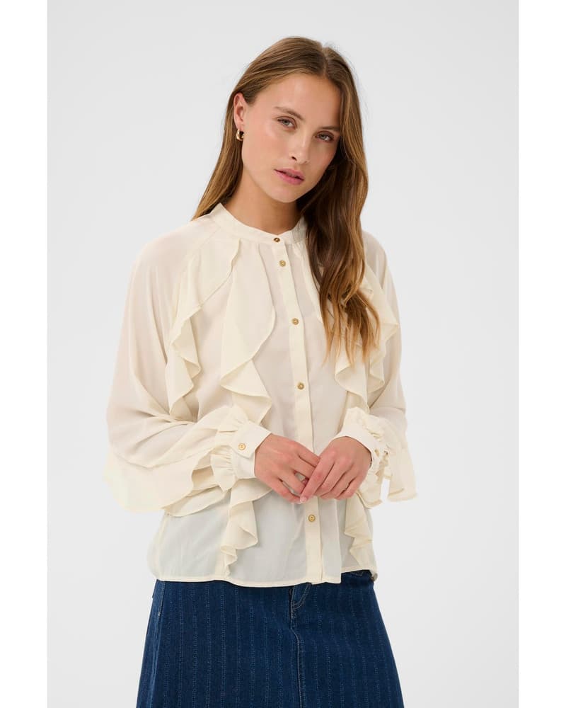 OciliaSZ Shirt Beige OciliaSZ Shirt Beige