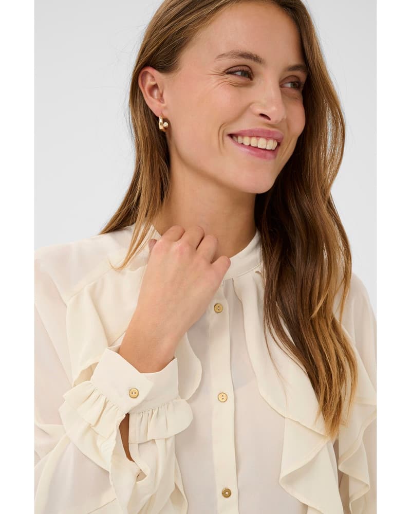 OciliaSZ Shirt Beige OciliaSZ Shirt Beige